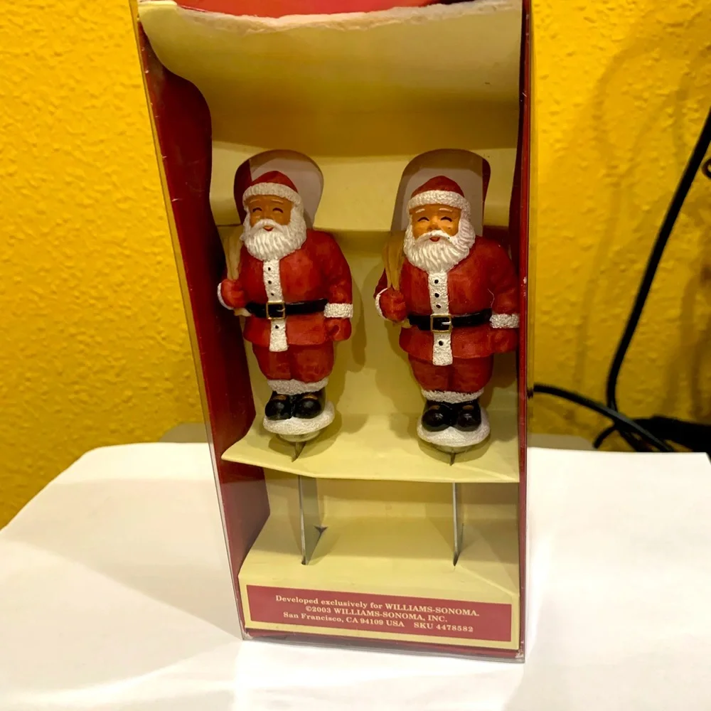 Williams-Sonoma Santa Claus Cheese Spreaders 2003